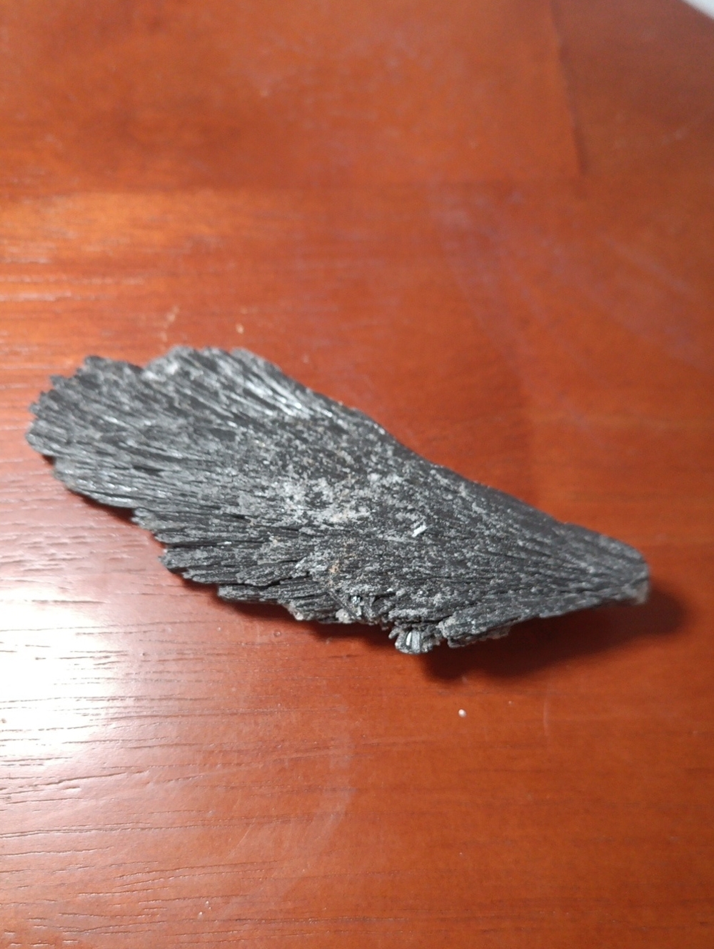 Black Kyanite Rough Fan Cluster Crystal